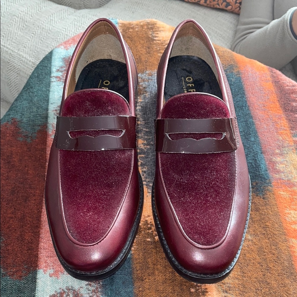 The Office of London Elegant Burgundy Loafers
